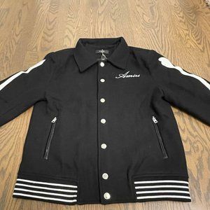 Amiri Bones Varsity Jacket Black M